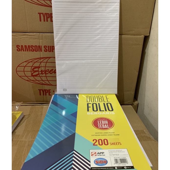 

Murah kes double folio bergaris isi 5 lembar REPACK