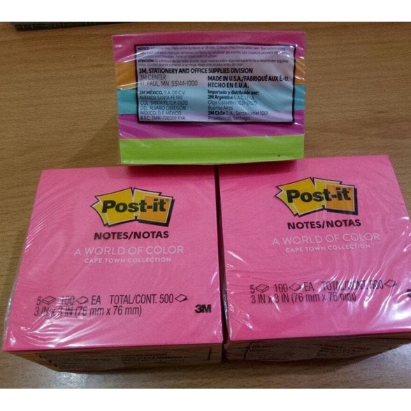 

Boom Sticky Note 654AN Warna 3M PER PAK ISI 5