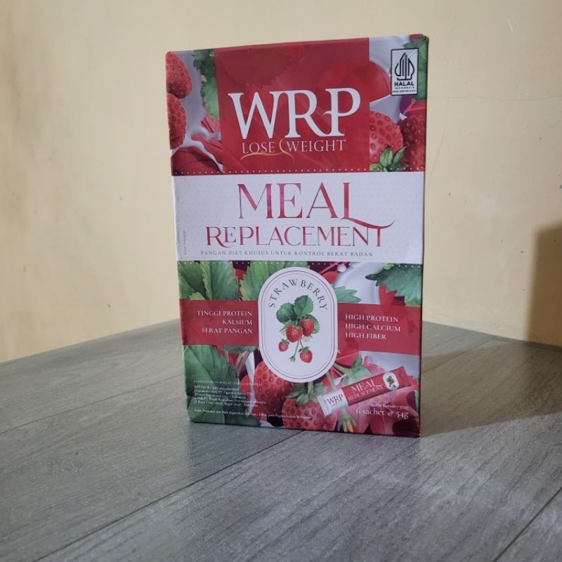 

WRP Meal Replacement Strawberry 324gr Pengganti makanan bonus 2 OTG cokelat