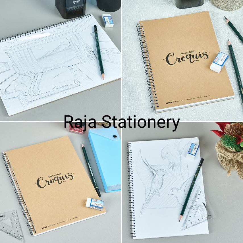 

Kejutan Murah JOYKO DRAWING SKETCH BOOK A5 A4 B5 BUKU GAMBAR JOYKO SKETSA CROQUIS
