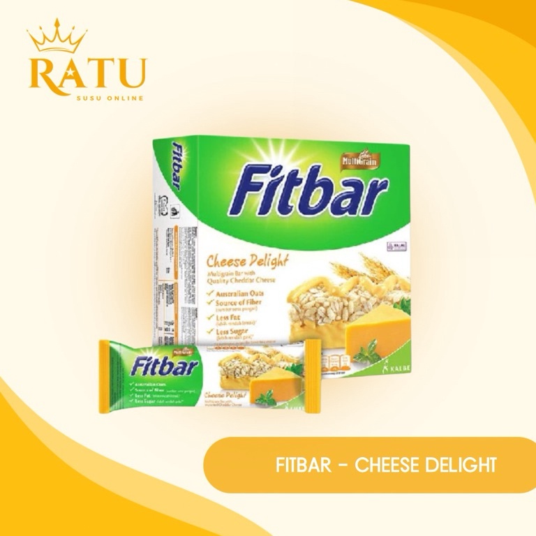 

Diskon Heboh FITBAR MULTIGRAIN CHEESE DELIGHT 1 BOX 5 pcs x 2 g