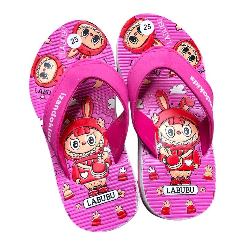 izzando kids sandal series labubu sandal anak sandal cewek sandal lucu alas anti slip