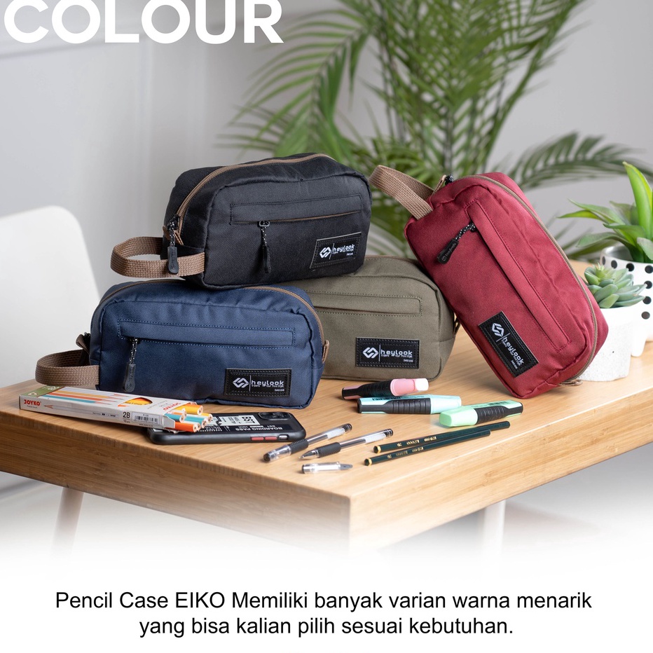 

BIG PROMO HEYLOOK Official Tempat Pensil EIKO Kotak Pensil Pencil Case Kostak Anak Atk Sekolah Kuliah Kantor Kerja