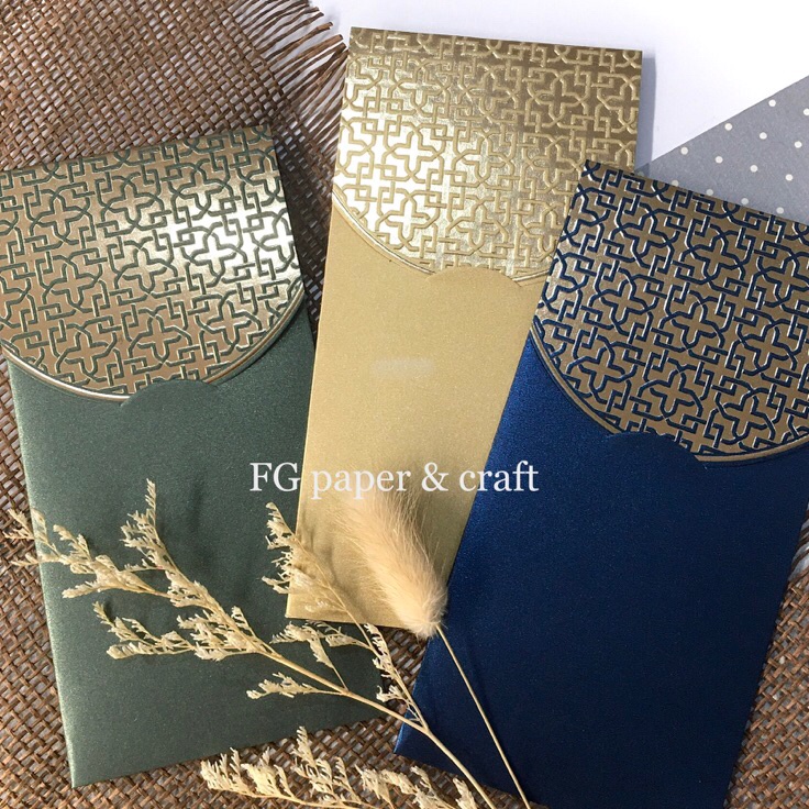 

Cepat Amplop Angpau 6pcs Arabesque Pattern Money Envelope by fgpaper