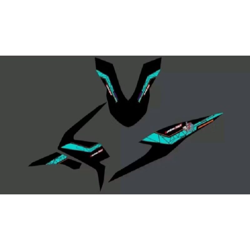 striping beat deluxe 2020 motif livery bus berlian jaya transparan custom