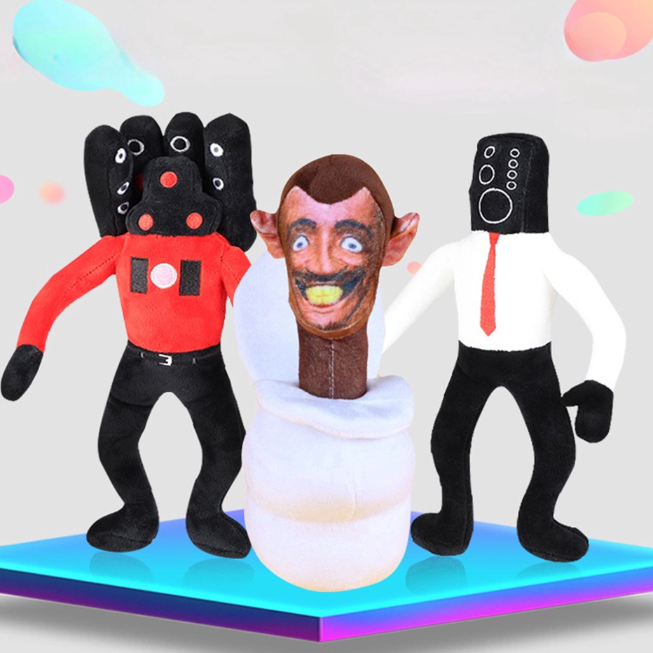 SPESIAL BULAN INI Boneka Karakter Skibidi Monitor Kameramen Toilet Man Speaker Man TV Man Figure Dol