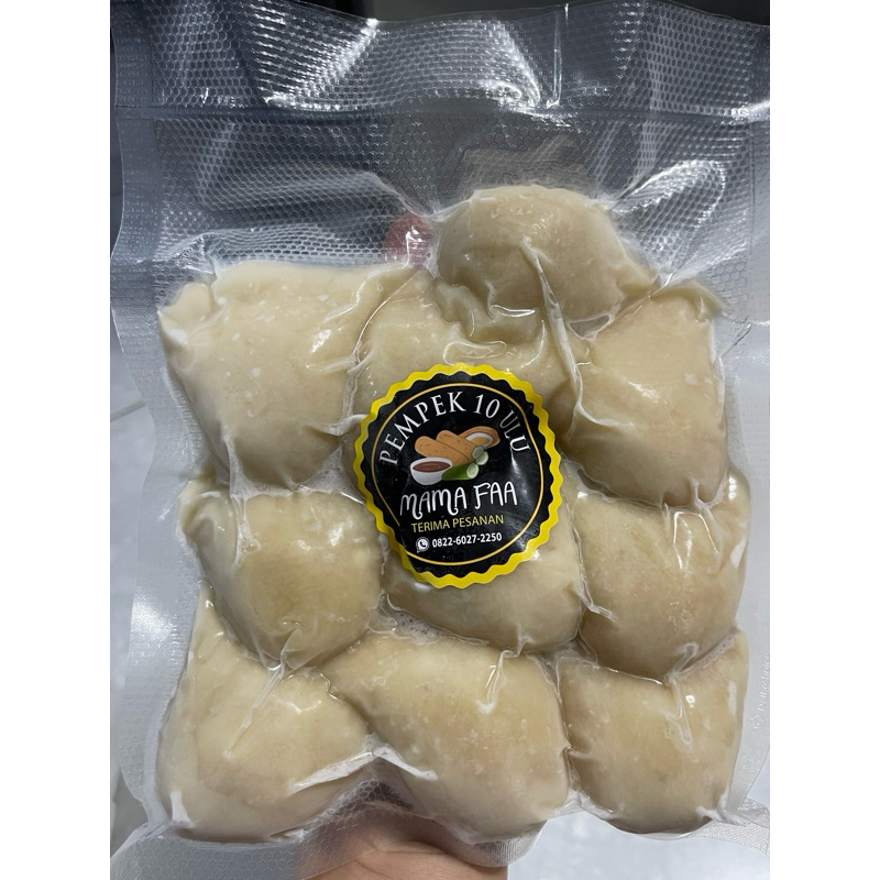 

Pempek Telur kecil 10 pcs Frozen Asli Palembang Enak, Gurih, Lezat Cuko Pedas Mantappp