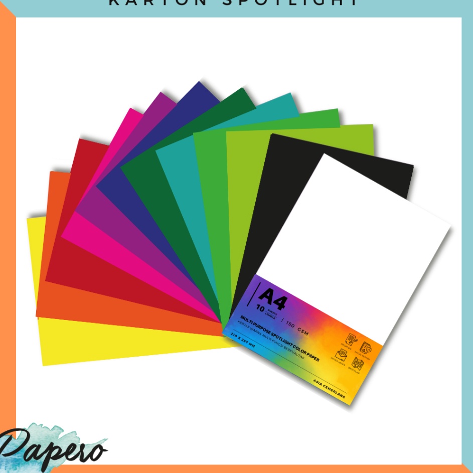 

Langka Kes Karton Warna Spotlht Multifungsi