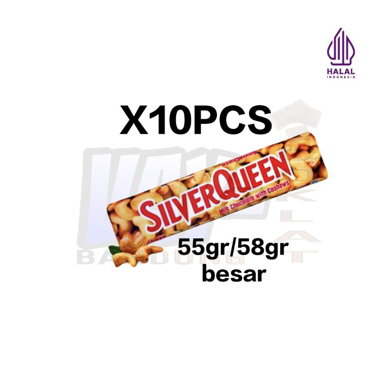 

SILVERQUEEN 55GR CASHEW (1BOK X10PCS) EXP 2026