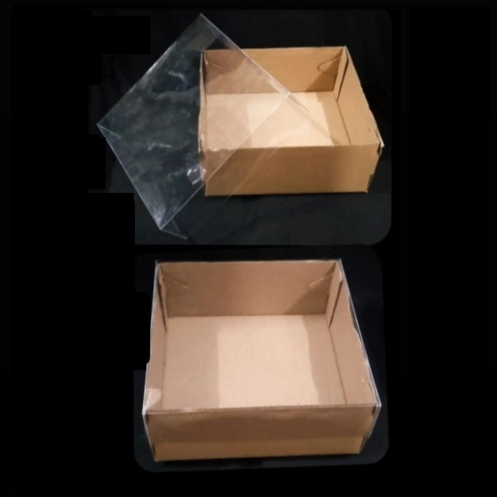 

( 5 pcs ) Box Mika Packaging Hampers Pudding Kota Dus Kado Souvenir 25x25x10 cm