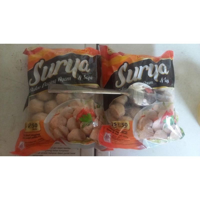 

Baso Surya Daging isi 10 & 50 Frozen food