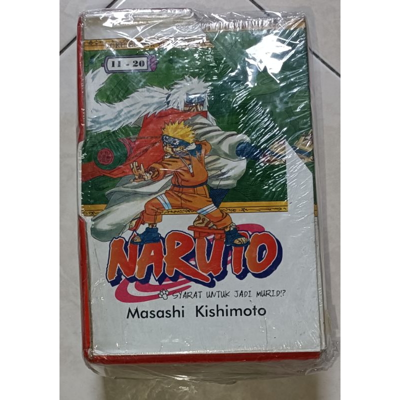 komik Naruto box set vol 11-20 original segel