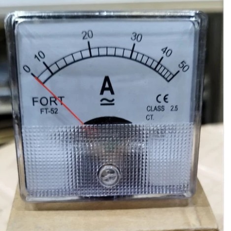 Fort Analog Panel Meter AC-DC Ampere Meter FT-52A (60x60)