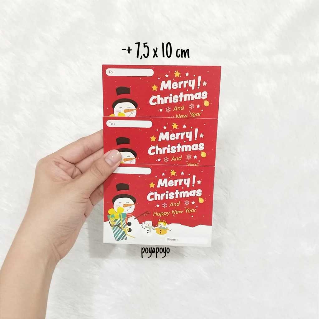 

Kartu Ucapan Natal Merry Chrismas Hangtag Natal Merry Chrismas Gift Card Greeting Card Kartu Ucapan Hampers