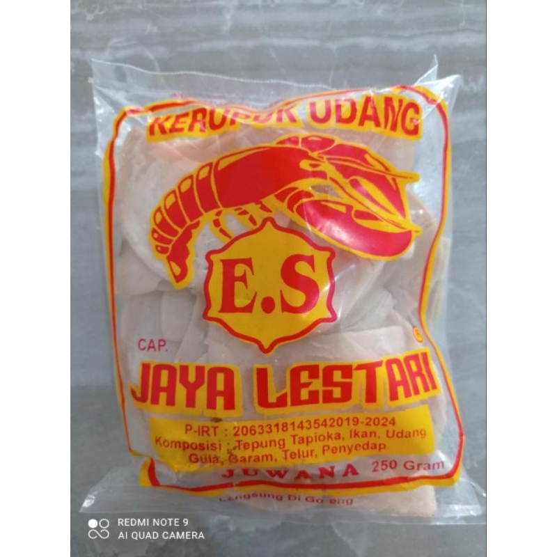 

Kerupuk udang "JAYA LESTARI" 250 gram