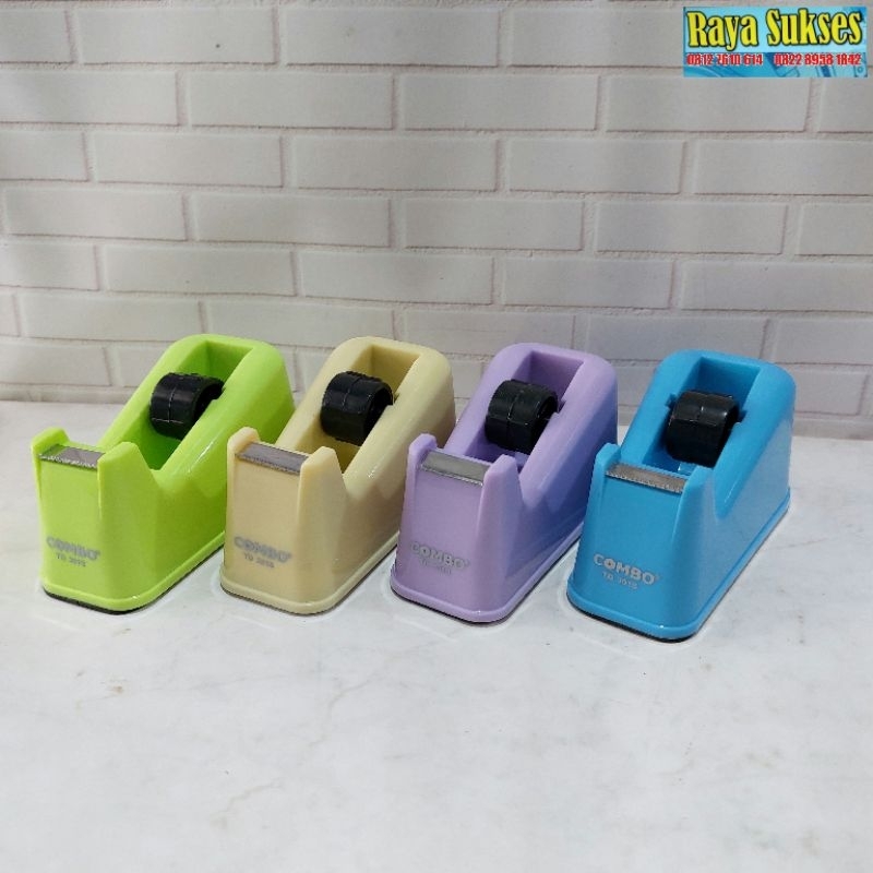 

Tape Dispenser Combo TD-301S/Pemotong Solatip Isolasi Kecil/Tape Dispenser ukuran Kecil(Mohon Tanyakan Ketersediaan Warna)