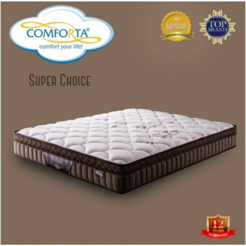 comforta super choice 180 x 200 kasur spring bed