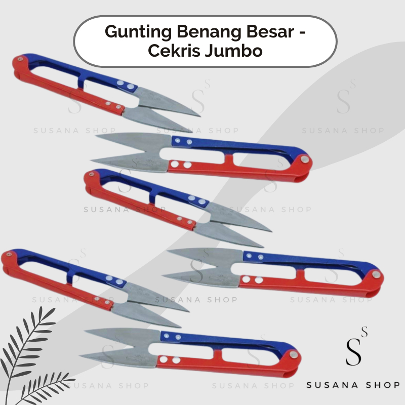 Gunting Benang Besar - Gunting Cekris Besar Jumbo PREMIUM / Thread Cutter / Pemotong Benang
