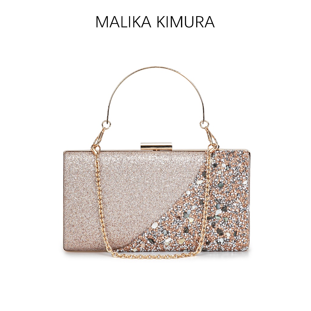 ukl MALIKA KIMURA - Clutch pesta bag elegan / Tas undangan wanita pesta / Tas tangan wanita