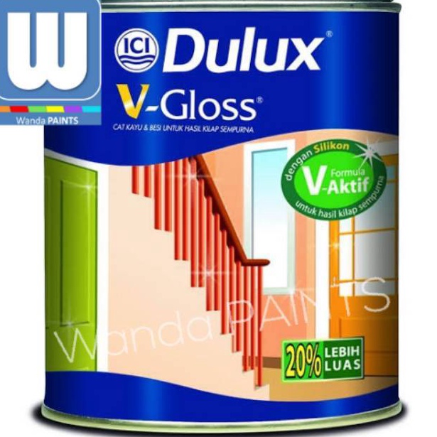 

KODE K77W CAT MINYAK DULUX V GLOSS 1 KG WARNA STANDARD