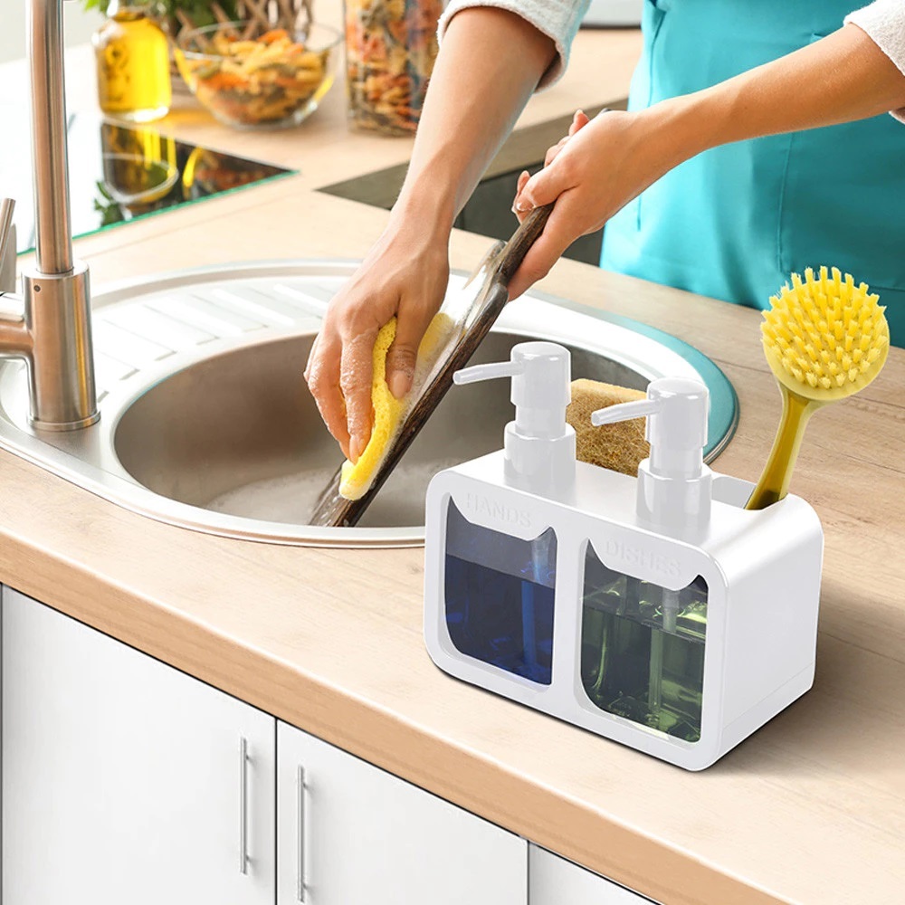 Informa Dispenser Sabun Cuci Piring Dengan Spons - Putih