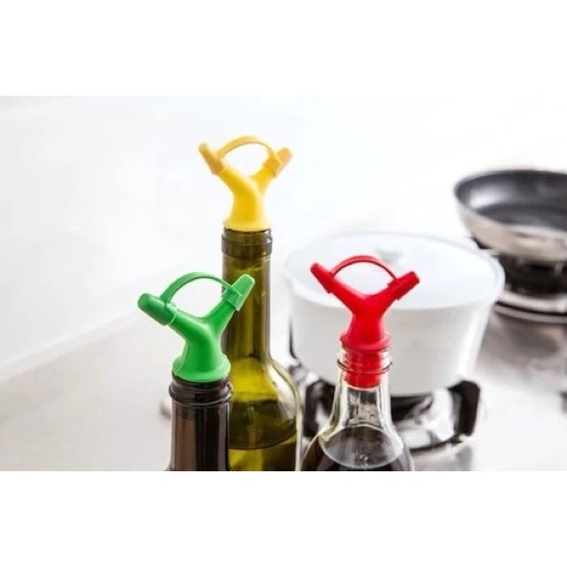 PENUTUP BOTOL ANTI TUMPAH CABANG DUA/TUTUP BOTOL KECAP ASIN CUKA WINE / TUTUP BOTOL KECAP WINE CUKA 
