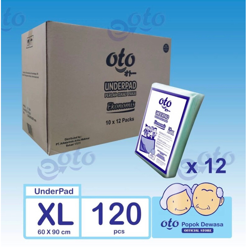 Grosir Kita80 - KARTON OTO Underpad 60x90cm Perlak sekali Pakai Ukuran XL 60X90