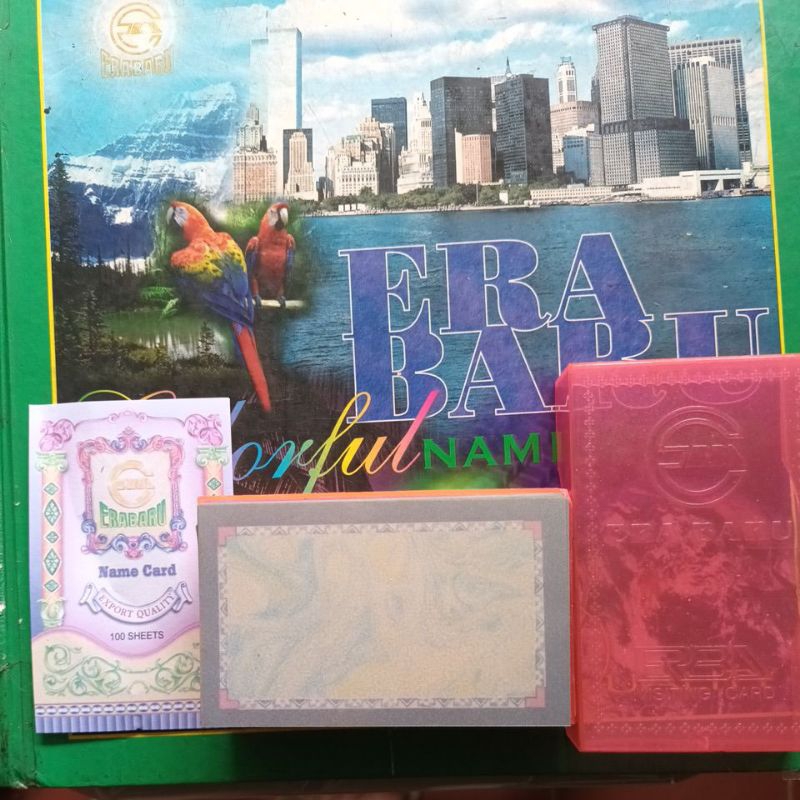 

ERBA PROMO KARTU NAMA ERA BARU | PRODUK DIJAMIN ORIGINAL | HARGA TERMURAH | KARTU NAMA ISI 100 | KARTU NAMA POLOS | KARTU NAMA BERGAMBAR