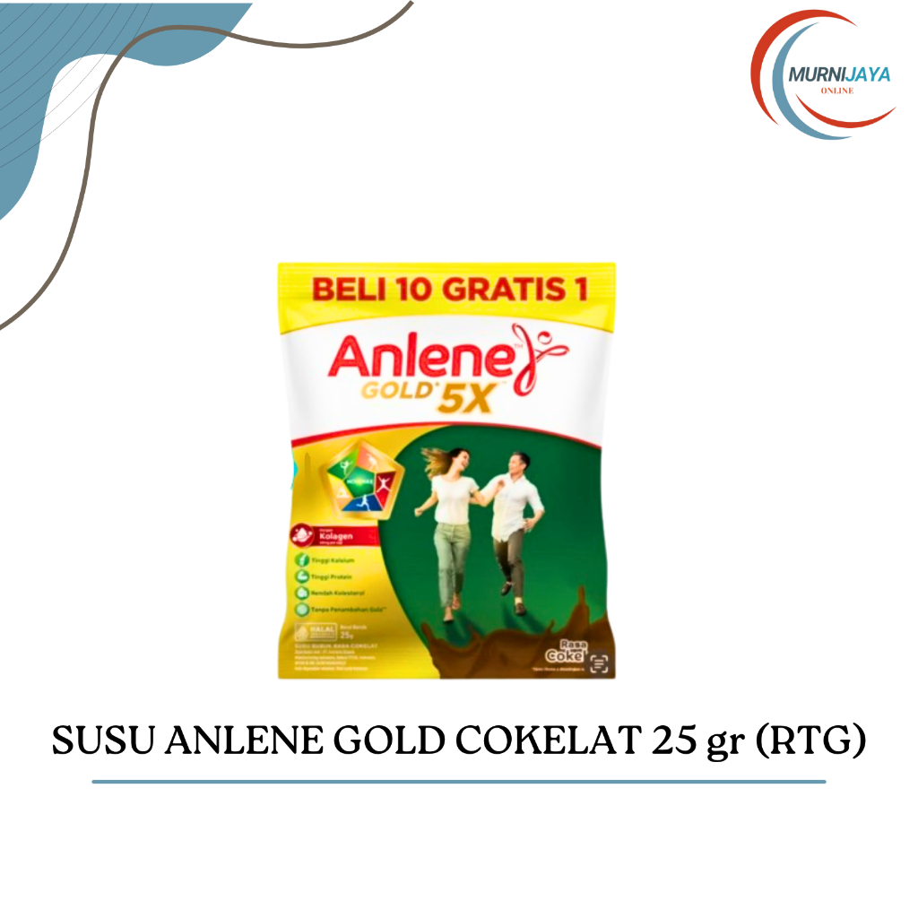 

Anlene Susu Bubuk Dewasa Gold Cokelat 10+1/250 gr (RTG - Isi 10 PCS)