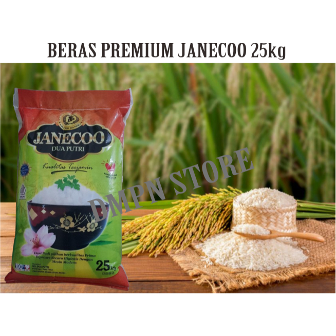 

BERAS PREMIUM MEREK JANECOO 25kg