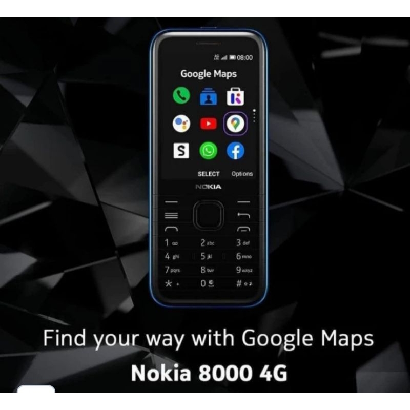 Nokia 8000 4G Original Hp Handphone Keypad bisa WA not 6300 2720 4G