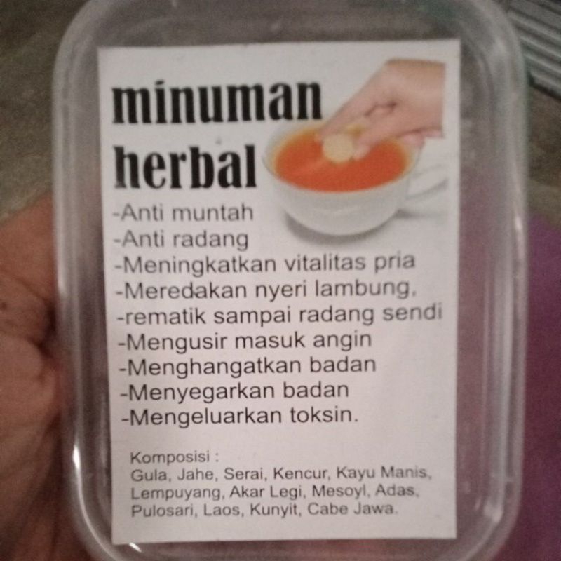 

minuman herbal