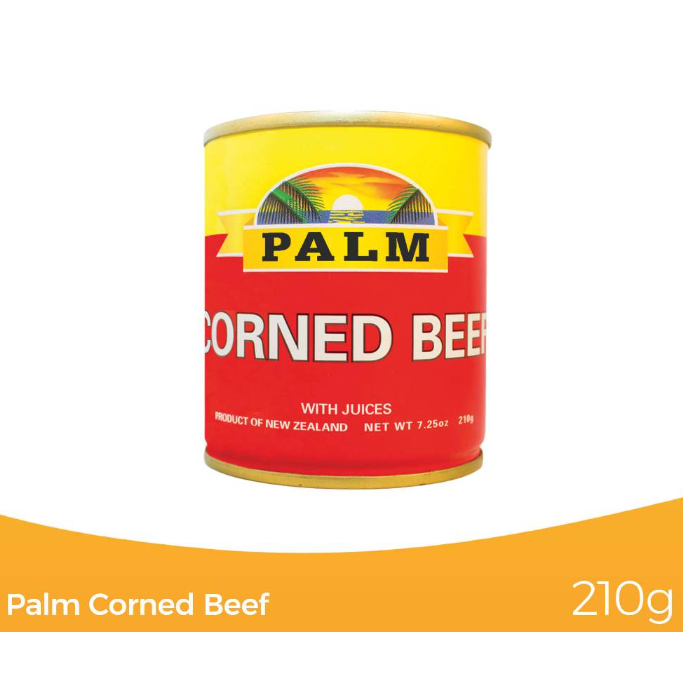 

Palm Corned Beef dengan Juices 210g Kaleng Kornet Daging Sapi Impor