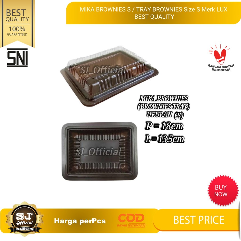 MIKA BROWNIES S / TRAY BROWNIES Size S Merk LUX BEST QUALITY
