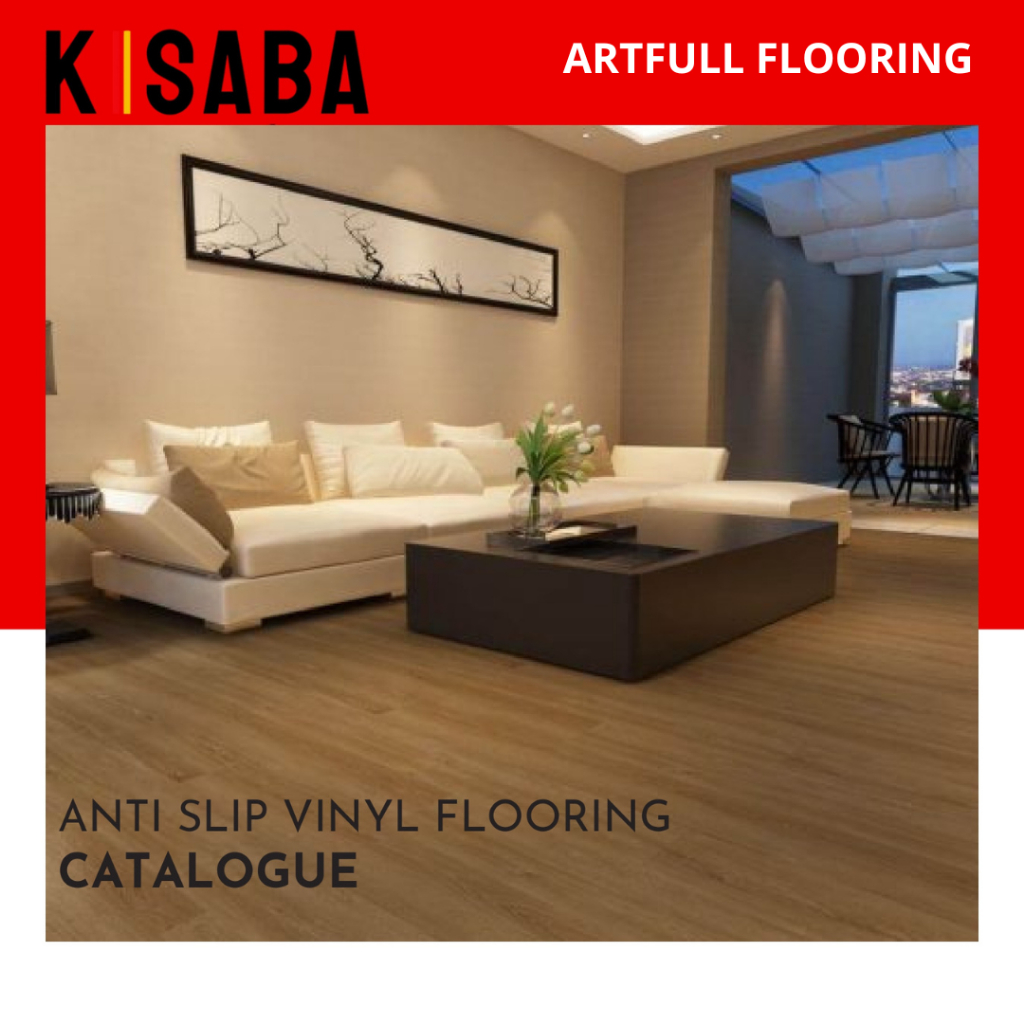 PROMO  Lantai Vinyl Plank KISABA Anti Slip