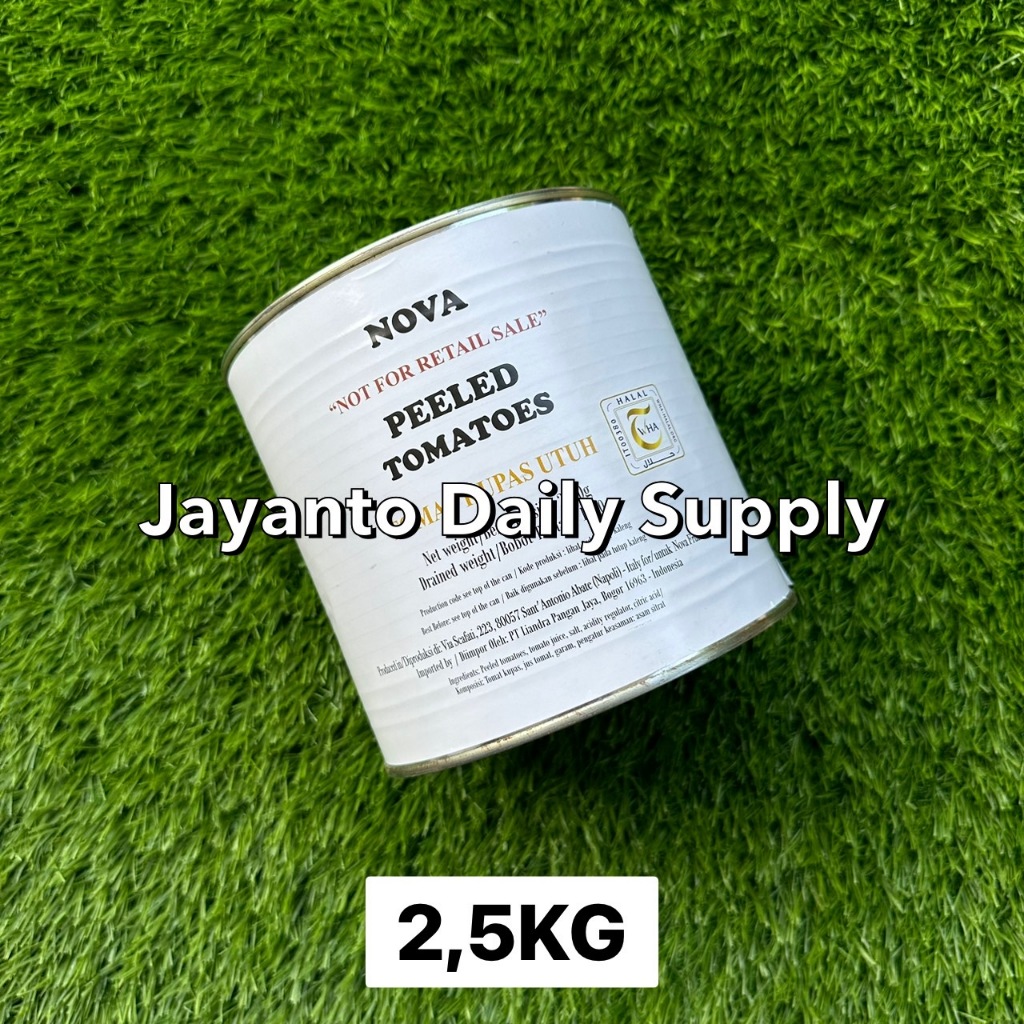 

ITALIAN PEELED TOMATOES 2.5KG / TOMAT KUPAS UTUH / IMPORT ITALY - 100% HALAL