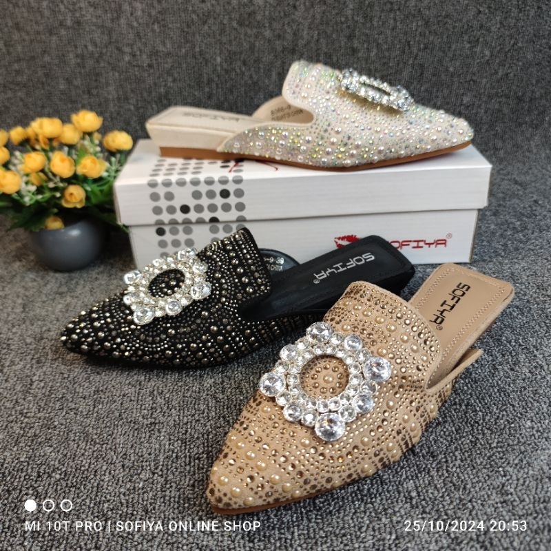[BISA COD] SOFIYA ORI 8066 9 SANDAL BUSTONG WANITA IMPORT /IMPOR / SENDAL BUSTONG / SANDAL PESTA/PAR