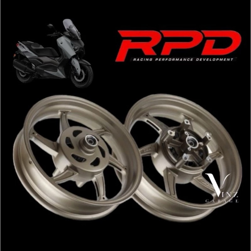 Velg RPD Xmax Skyblade Brown Titanium Original By RPD // Velg Xmax By RPD SkyBlade Brown Titanium