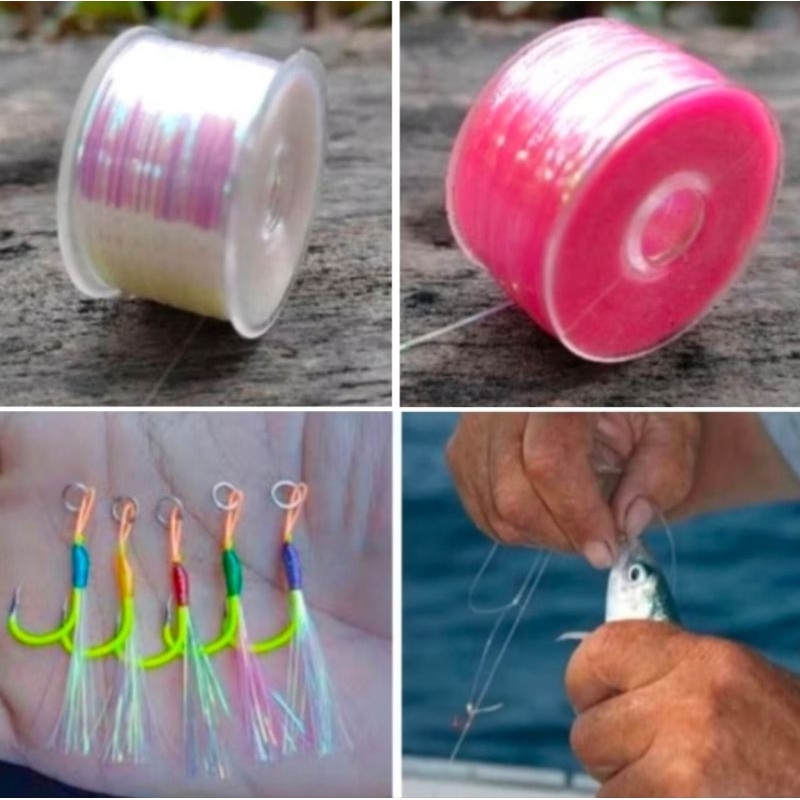 Benang Mutiara Umpan Pancing umpan sabiki Costum assist hook