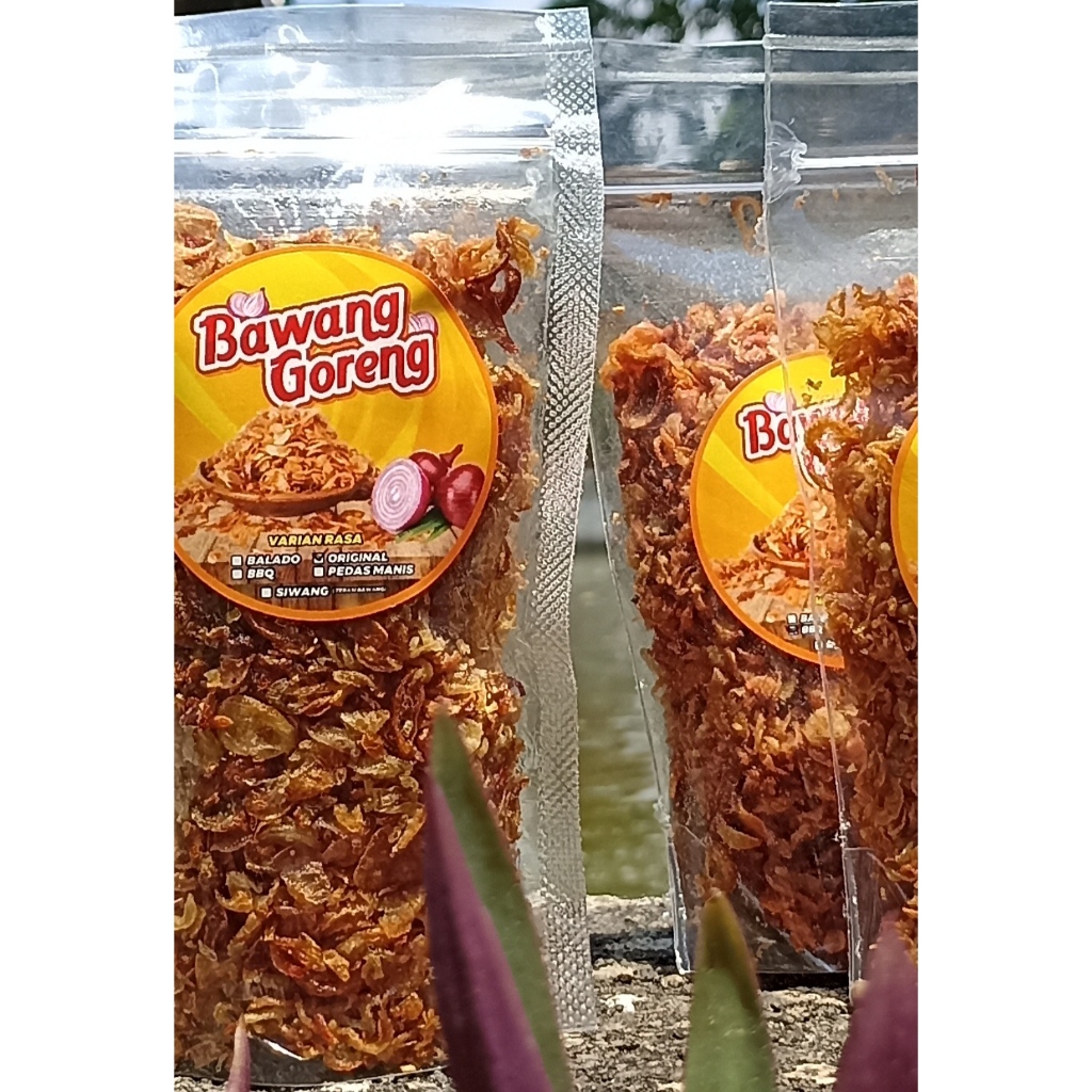 

BAWANG GORENG kriuk Original *PREMIUM* -Asli 100% tanpa campuran tepung