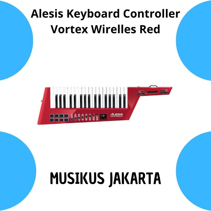 Keyboard Controller Alesis Vortex Wirelles Red