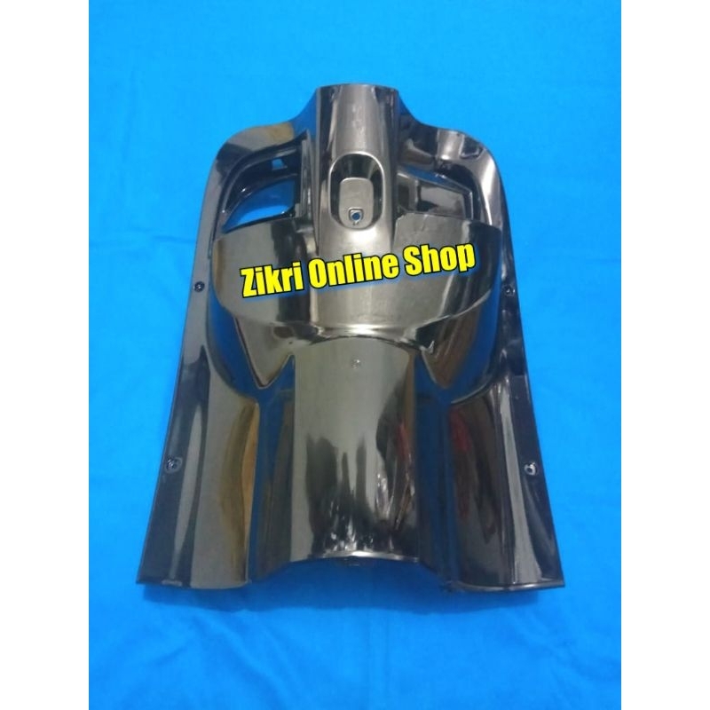 Legsil legshield dasbor dek tengah Scoopy fi donat 2017 2020 hitam