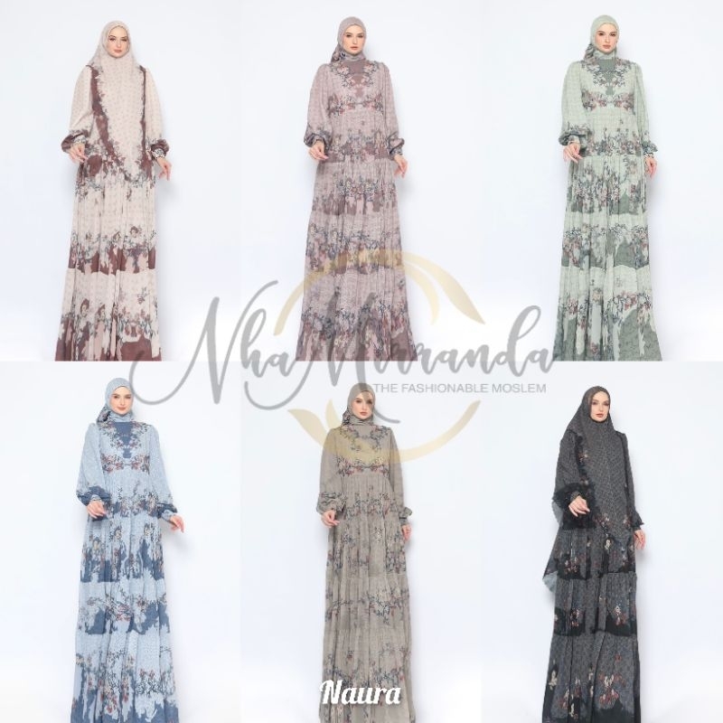 Naura set syari original nha mirranda