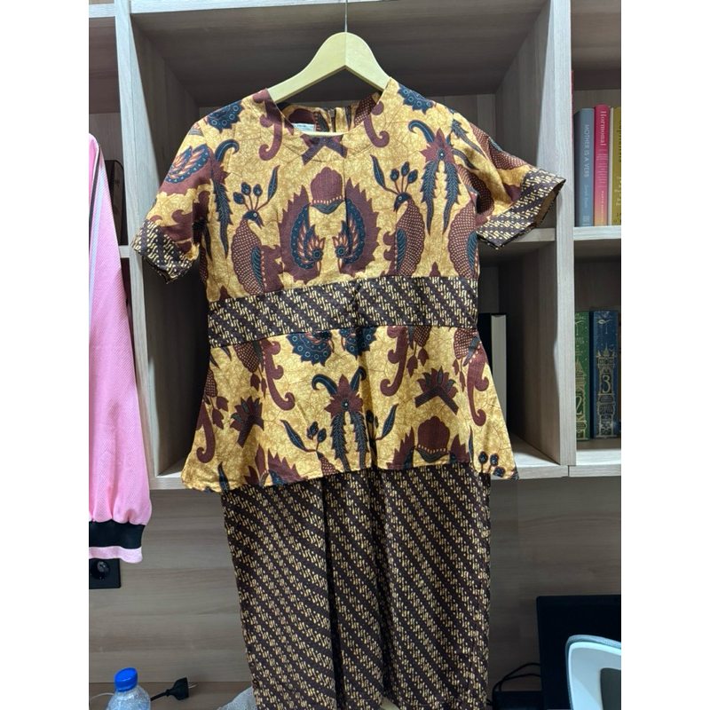 Preloved Peplum Batik Dress