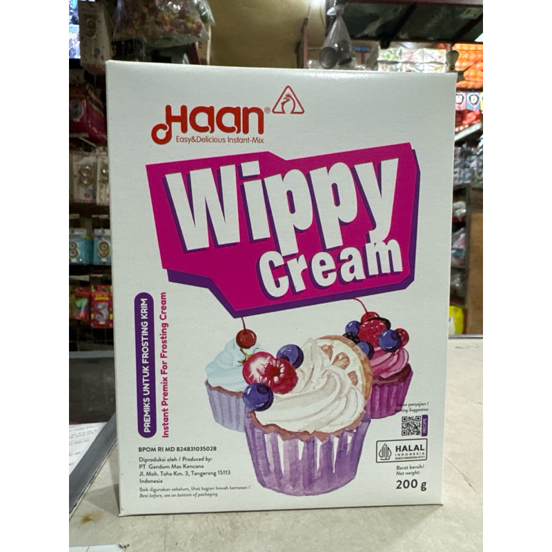 

haan wippy cream box