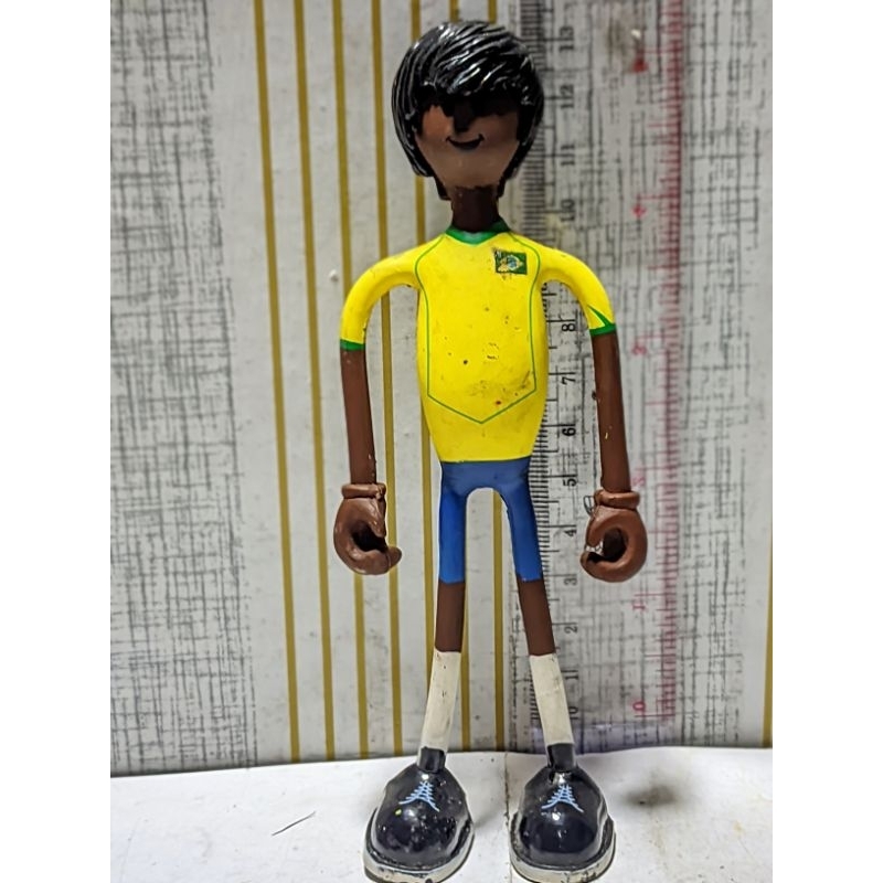 Figure Pemain Bola Lucu Unik Brazil Original Brand Kid Galaxi- Figure Bola Rare Original Brand Kid G