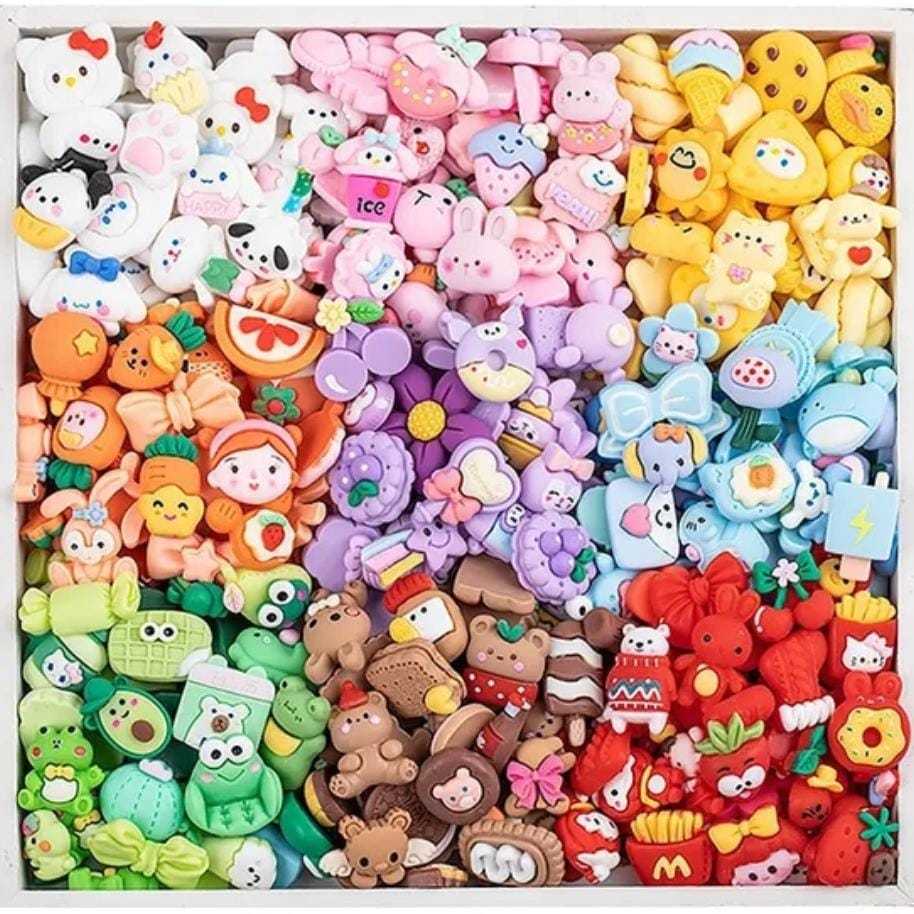 

Sticker Resin Clay 3D Satuan Pink Karakter Untuk HP/ Botol / Aksesoris / DIY (Motif bisa dipilih)