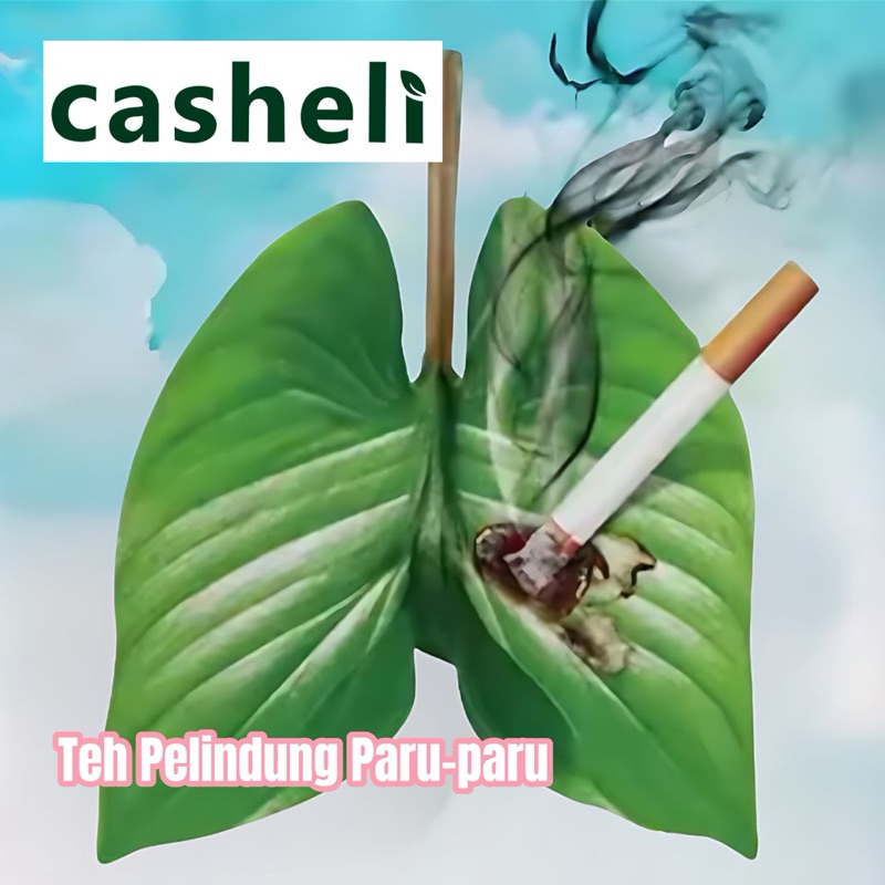 

casheli Lungworth Flower Tea Paru Detox Lung Detox 30 Tea Bags