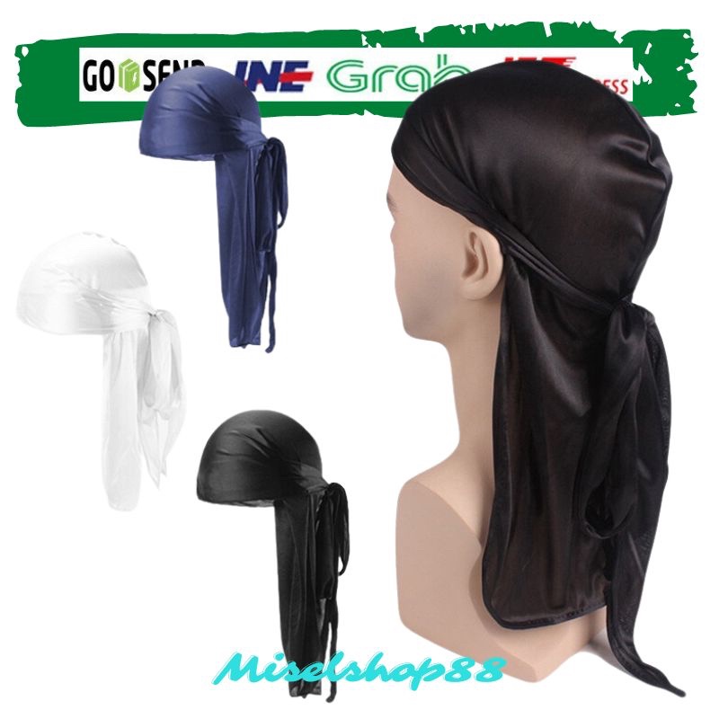 Durag Kepala Bandana Ekor Panjang Hip Hop DuRag bajak laut pirates