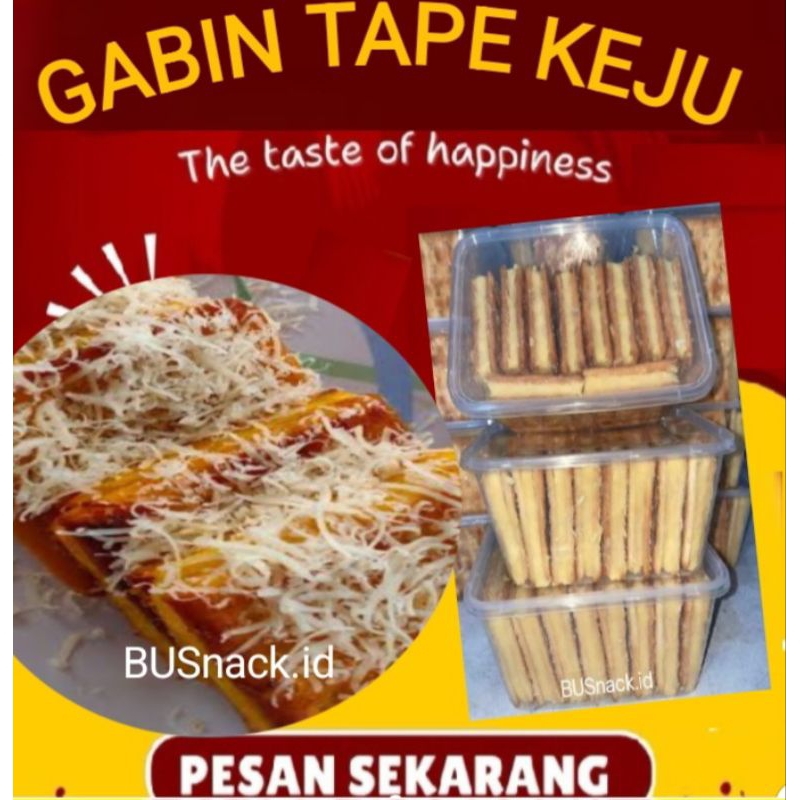 

Kue Gabin Tape Keju Premium Harga Satuan | Minimal Order 10 Bisa Di Mix